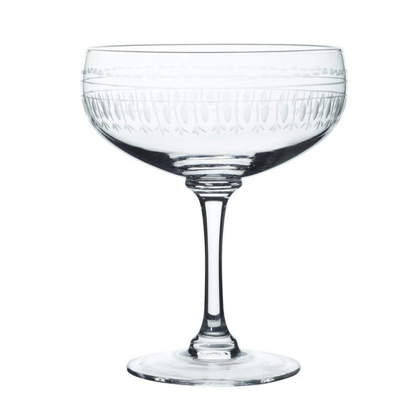 Vintage Style Cocktail Glass - Boxed Set of Four