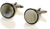 Horn Cufflinks - Greige - Home & Garden - Chiswick, London W4 