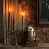 recycled brass palm candlholder