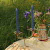 Recycled Brass Palm Candleholder