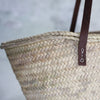 Woven Palm Leaf Shopping Basket - Two Styles - Greige - Home & Garden - Chiswick, London W4 