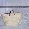 Woven Palm Leaf Shopping Basket - Two Styles - Greige - Home & Garden - Chiswick, London W4 