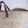Woven Palm Leaf Shopping Basket - Two Styles - Greige - Home & Garden - Chiswick, London W4 