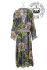 Kew Passion Flower Grey Gown - One Hundred Stars