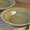 Ela Dinnerware Range - Cream - Pasta Bowl droplet bobbles around edge