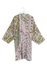 Patchwork Pastel Collar Kimono - One Hundred Stars