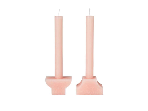 Broste Copenhagen Figure Candle Pilas Peach Pink