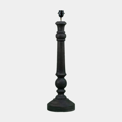 Penny Lamp Olsson & Jensen Sweden Black Mango Wood 71cm tall