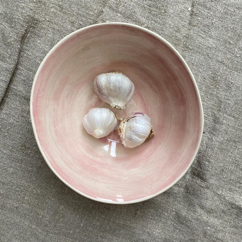 Wonki Ware Pasta Bowl Pink Wash