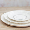 Handmade Ceramic Range from Vietnam - Grey Matchstick Design - Serving Platter - Greige - Home & Garden - Chiswick, London W4 