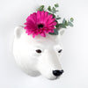 Polar Bear Wall Vase by Quail Ceramics