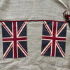 Traditional Union Jack Flag Bunting Heavy Cotton Canvas Printed Both Sides
