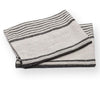 Two Linen Guest Towels/Wash Cloths (30x30cm) - Greige - Home & Garden - Chiswick, London W4 