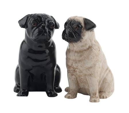 Pug Salt & Pepper Pots by Quail Ceramics