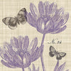Broste Copenhagen Paper Napkins - Flower - Greige - Home & Garden - Chiswick, London W4 