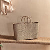 Handwoven Seagrass Shopping Basket - Two Sizes