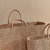 Handwoven Seagrass Shopping Basket - Two Sizes