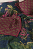 Kew Magnolia Blue Quilt Bedspread - One Hundred Stars