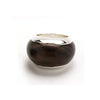 Silver Lined Black Wood Ring - Greige - Home & Garden - Chiswick, London W4 