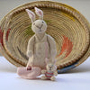 Hand-Knitted Rabbit with Baby Soft Toy