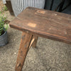 recycled wood stool