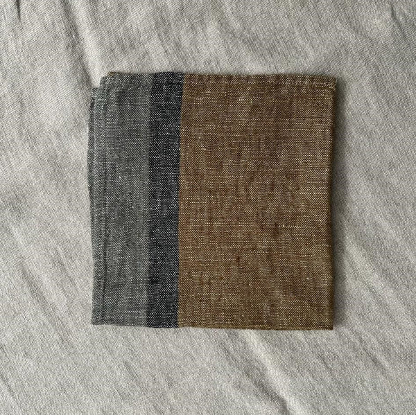 Four Stone Washed Linen Napkins - Reims Stripy
