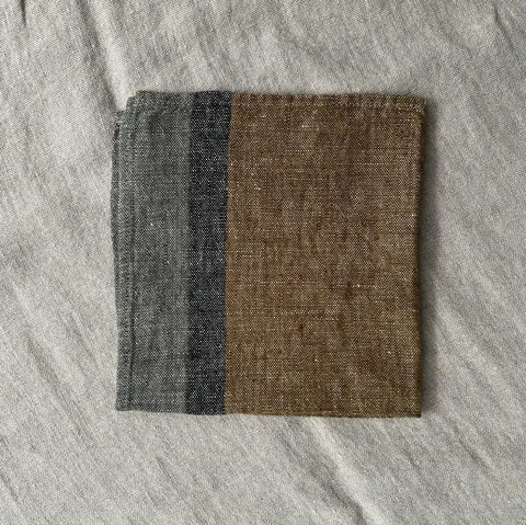 Four Stone Washed Linen Napkins - Reims Stripy