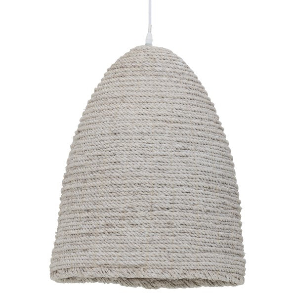 White rope 2025 pendant light