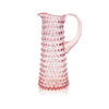 Tall Hobnail Jug - 1 Litre - Rosaline