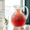 Hobnail Jug - 2L- Round - Clear