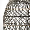 Smokey Grey Rattan Lantern - Two Styles - Greige - Home & Garden - Chiswick, London W4 