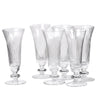 Fine Ribbed Clear Glass Wine Glasses and Champagne Flutes - Set of 6 - Greige - Home & Garden - Chiswick, London W4 