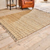 Braided Hemp Rug - Natural & Black - Two Sizes