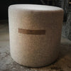 Sara Round Pure Wool Pouffe or Footstool - 40x40cm - Greige - Home & Garden - Chiswick, London W4 