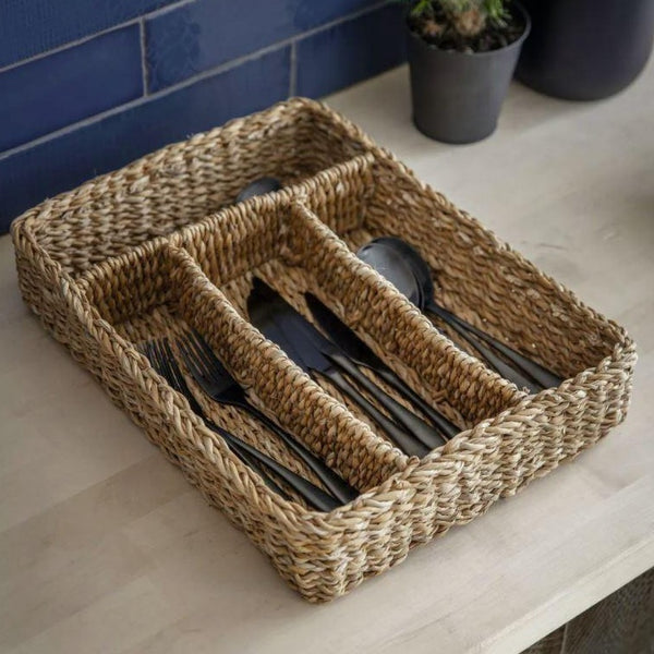 Seagrass Cutlery Tray