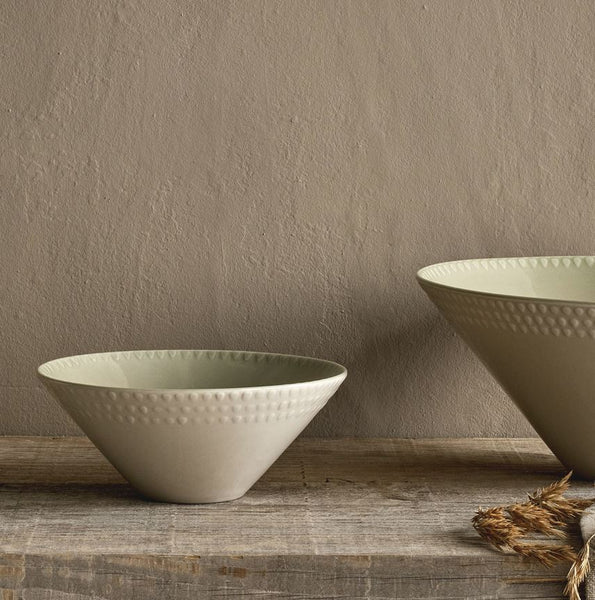 Ela Dinnerware Range - Sage Green - Serving Bowl - Two Size Options