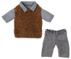 Maileg Shirt, Slipover and Trousers for Teddy Dad
