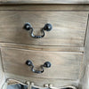 Tall Two Drawer French Style Side Table