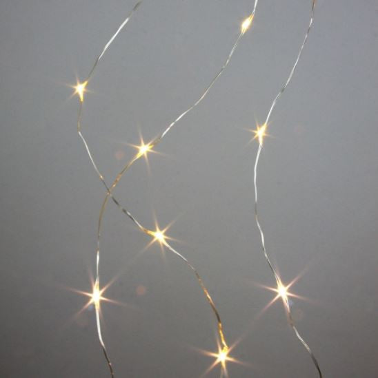 Fine Silver String Wire Fairy Lights - Greige - Home & Garden - Chiswick, London W4 