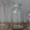 Clear Glass Apothecary Storage Jar or Medicine Bottle - Six Sizes - Greige - Home & Garden - Chiswick, London W4 