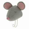 Sleepy Mouse Felt Wall Hook by Fiona Walker 