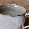 Rustic Reactive Crackle Glaze Mug - Moss Green - Small