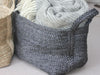 Small Rectangular Jute Basket - Natural or Grey - Greige - Home & Garden - Chiswick, London W4 