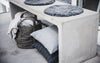 Curly Sheepskin Seat Cover, Pad - Graphite Grey, Asphalt, Stone or Creme - Greige - Home & Garden - Chiswick, London W4 