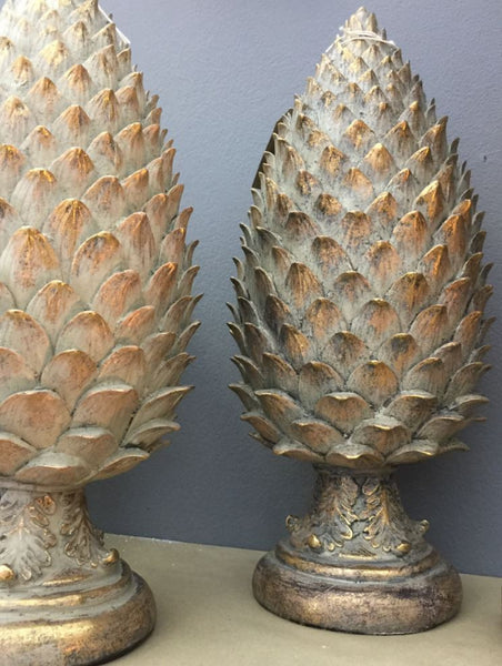 Golden Pinecone Finials