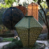 Solar Lantern - Diamond - Green