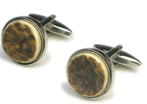 Horn Cufflinks - Greige - Home & Garden - Chiswick, London W4 