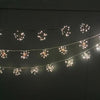 Starburst Light Chain - Silver or Black - Mains Operated - Greige - Home & Garden - Chiswick, London W4 