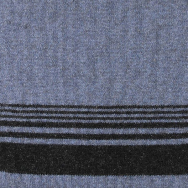 Noble Wilde Stripe Poncho - Charcoal or Bahama