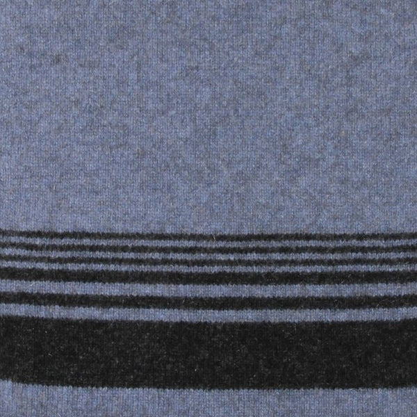 Noble Wilde Stripe Poncho - Charcoal or Bahama